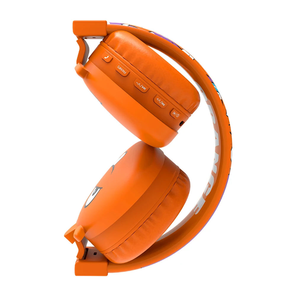 Fones de Ouvido sem Fio dos Monstros dos Desenhos Fone de Ouvido Dobrável com Fone de Ouvido Estéreo da Música do Mic Fones para o Telefone do Jogador de Bluetooth dos Presentes das Crianças do Menino Animados Dobrável Menino com do - Image 5