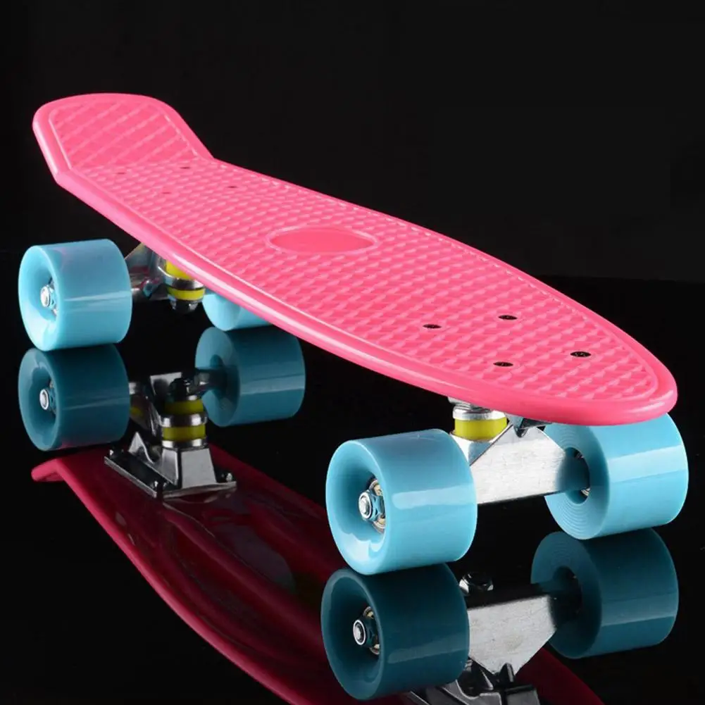 22 Inch Scooter Professional Skateboard With 4 Wheels Easy To Turn Smooth To Move Professional Skateboard For Kids Teens Adults