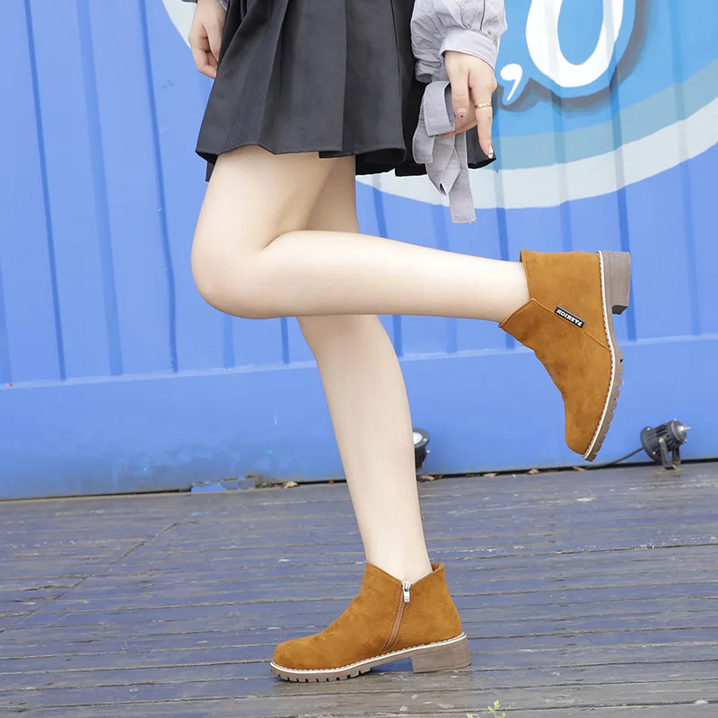 Doc Martens/Модная женская обувь на плоской подошве сезон зима-весна замшевые