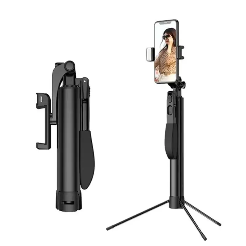 

A21 Selfie Stick Tripod Mobile Phone Stabilizer Selfie Stick Live Stand Anti-shake Handheld Gimbal Photography Fill Light Tripod