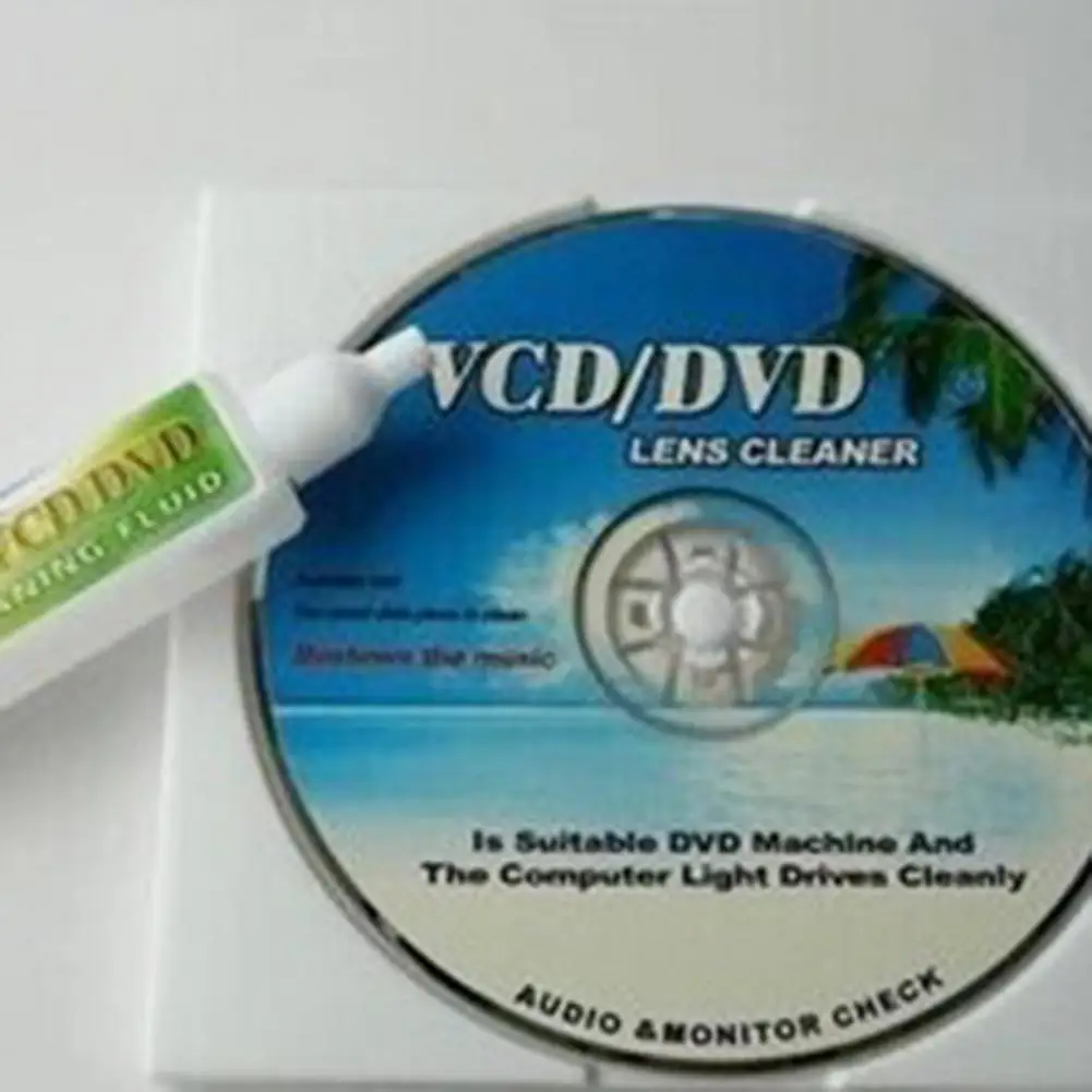 VCD DVD плеер объектив очиститель пыли удаление грязи чистящая жидкость диск восстановление комплект хороший