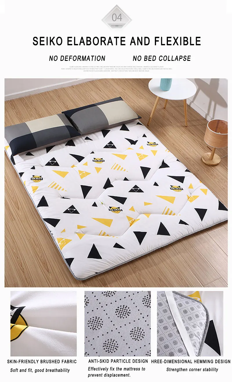 Foldable Tatami Mattresses High Quality Floor Mats Single Double Non-slip Sleeping Mattress Soft Comfortable Mattress King Queen Foldable Tatami Mattresses High Quality Floor Mats Single Double Non-slip Sleeping Mattress Soft Comfortable Mattress King Queen