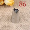 #86 Pastry Nozzles 304 Stainless Steel Lace Icing Piping Nozzles Cream Metal Tips Cake Decorating Tools Bakeware ► Photo 2/4