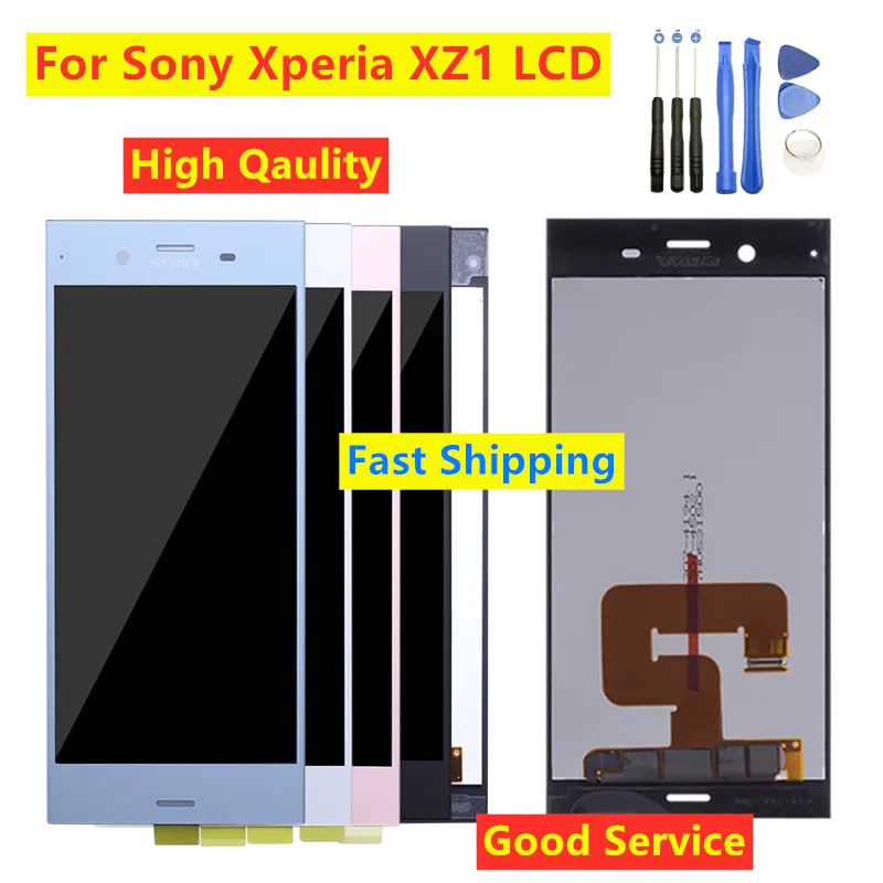ЖК дисплей 5 2 дюйма для SONY Xperia XZ1 G8341 G8342 сменный сенсорный экран Dual запчасти
