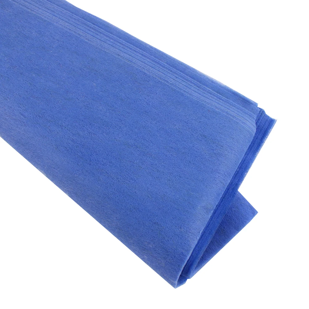 30sheet/pack DIY Multipurpose Wine Single Color Craft Clothing Flower Packaging Paper Handmade Gift Decoration Wrapping Tissue - Color: Sapphire Blue