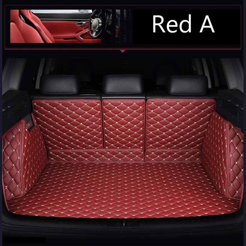 

Special 100% fit Car trunk mats cargo Liner for Fiat 500 Viaggio S Freemont Ottimo Waterproof car-styling leather Anti-slip carp