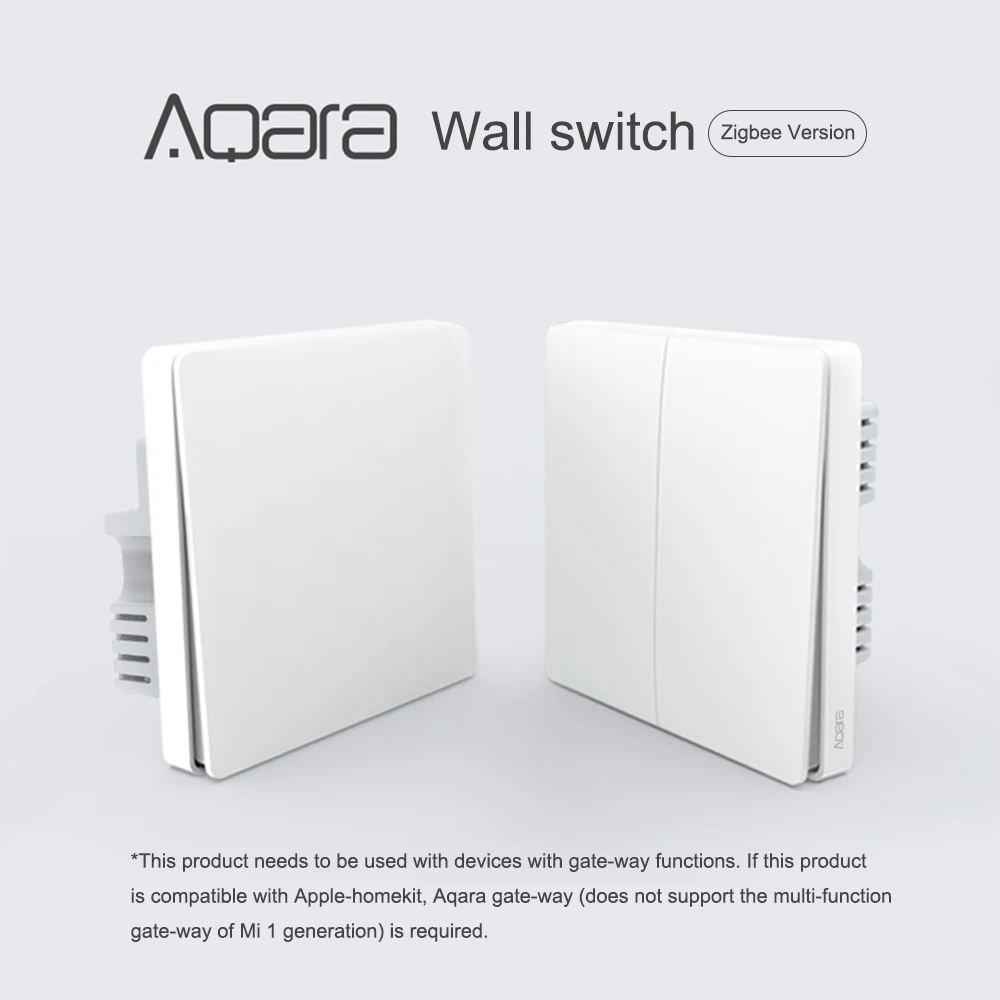 Настенный выключатель Aqara Smart Line Fire Wire Light умный дом дистанционное управление беспроводной ключ настенный выключатель для Xiaomi Mi приложение для дома