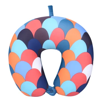 

1PC Print Pattern Pillows U Shaped Neck Pillow Cushion Pattern Car Neck Protection Foam particles Pillows travel pillow neck