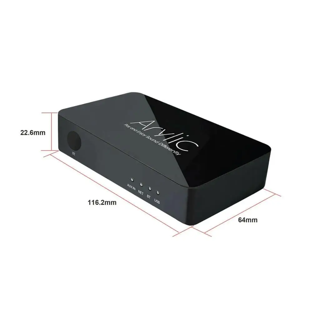 Arylic S10 WiFi And Bluetooth 5.0 HiFi Stereo Audio Receiver Adapter With Spotify Airplay DLNA Internet Radio Multiroom Free App 2
