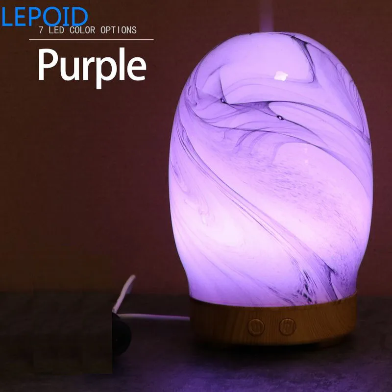 

Lepoid Lamp Diffuser Cool Mist Humidifier Marble Air Purifier Cool Mist Maker for Home Office Spa 100ML