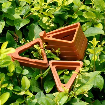 

12Pcs Flower Plant Pot Feet Risers Plastic Pot Mat Invisible Plant Pots Risers Pad For Garden Flower Pot Feet flower decor