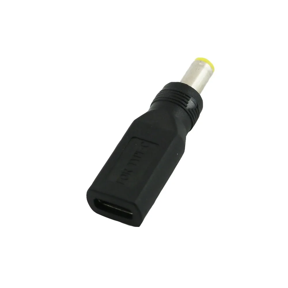 20x USB 3,1 type C гнездовой разъем для постоянного тока 4,8 мм x 1,7 мм Штекерный разъем питания зарядный адаптер прямой черный