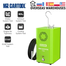 MR CARTOOL T100 автомобильный детектор утечки дыма, локатор утечки EVAP, тест на герметичность впускного выхлопного топливного бака для автомобилей, мотоциклов, грузовиков MR CARTOOL T100 автомобильный детектор утечки дыма, локатор утечки EVAP, тест на герметичность впускного выхлопного топливного бака для автомобилей, мотоциклов, грузовиков