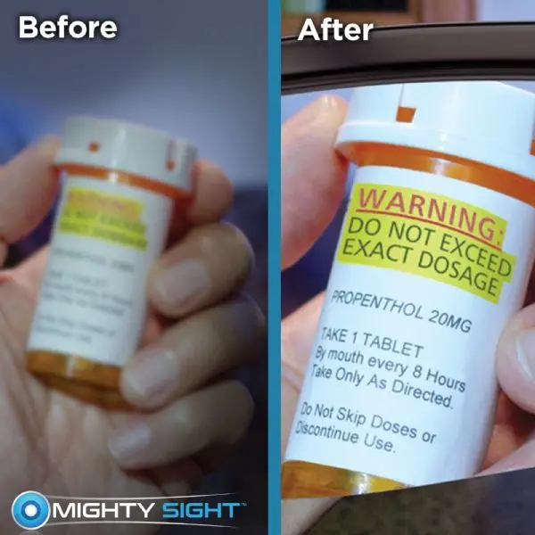 Высокое качество Mighty Sight светодиодный увеличительное стекло унисекс 160% увеличение Hands Free HD Lenes аккумуляторная