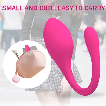 Erotic Jump Egg Female Vibrator Silicone Remote Control Vaginal Ball Anal Plug Vibrating Love G-Spot Sex Toy for Women Adults 4