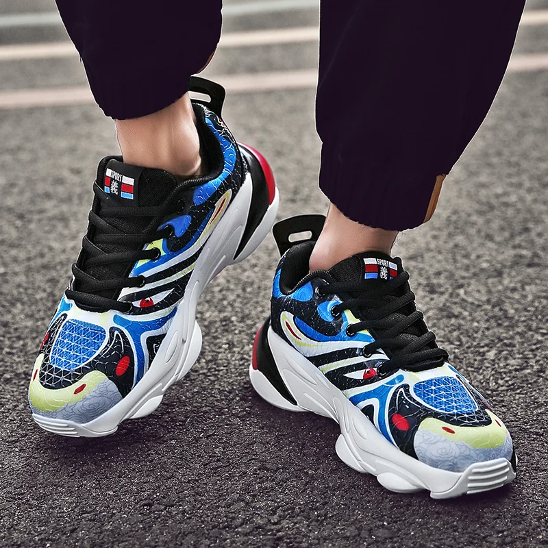 Мужские баскетбольные кроссовки Colorways дышащие Нескользящие мужские спортивные
