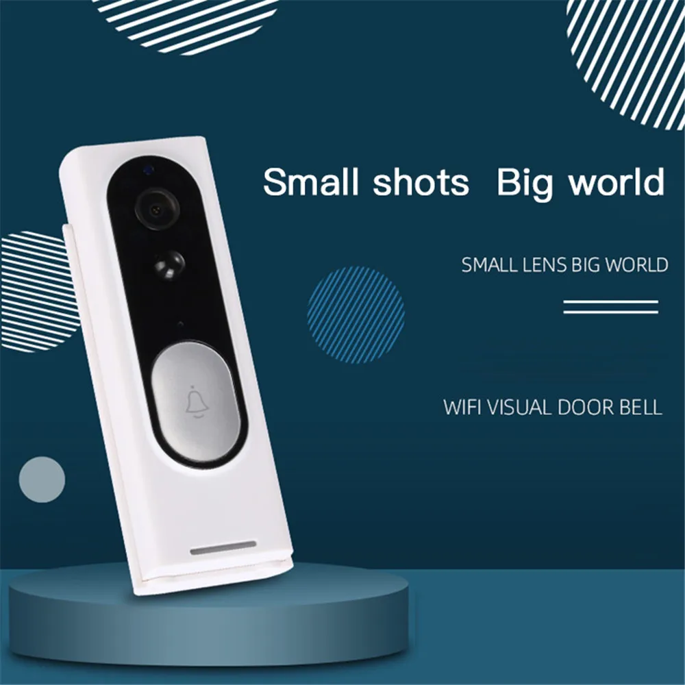 Беспроводной домофон камера телефон видео система Wifi умный дверной звонок ночное видение приложение-будильник управление