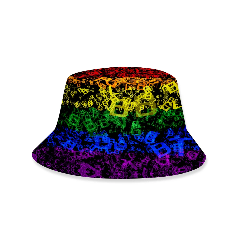 Lgbt новая 3D печатная lgbt Bucket Hats 