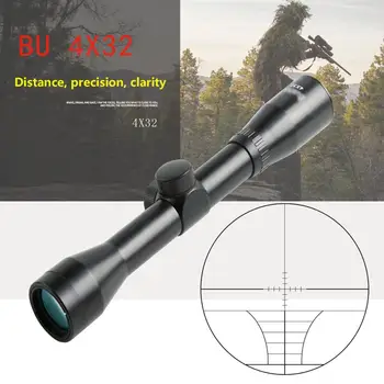 

BU4X32 Hunting Air Rifle Scope Wire Rangefinder Reticle Crossbow or Mil Dot Reticle Riflescope Tactical Optical Sights