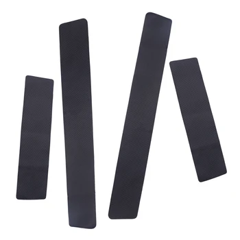 

4Pcs Carbon Fiber Style PU Leather Door Sill Scuff Protector Cover Trim Anti Scratch Decal Fit for Toyota Corolla 2019 2020