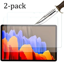 2 packs Tempered glass screen protector for Samsung galaxy tab S7 11 FE SM-T870 SM-T875 S7+ Plus 12.4 protective film 9H 2.5D