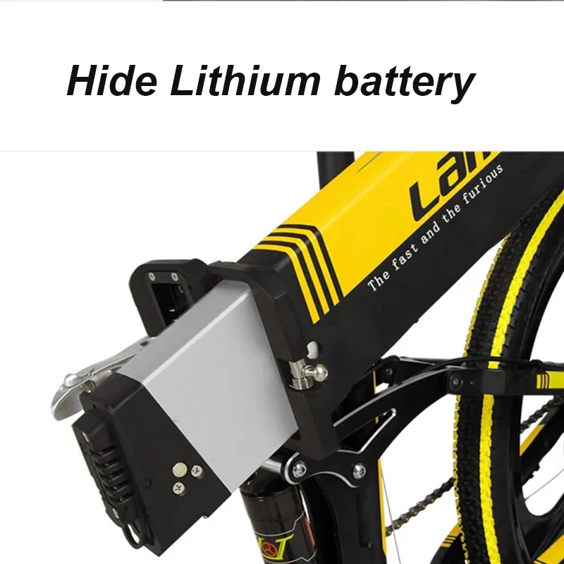 LANKELEISI Ebike with 26'' 48V 1000w Big Power Folding Electric Bike14.5A Li-ion Battery Fat Tire Electric Bicycle Upgraded Fork LANKELEISI Ebike with 26'' 48V 1000w Big Power Folding Electric Bike14.5A Li-ion Battery Fat Tire Electric Bicycle Upgraded Fork