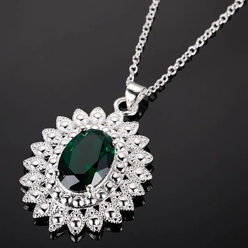 Bague Ringen, роскошное серебро 925, ювелирное изделие, цветные драгоценные камни, ожерелье для женщин, аквамарин, сапфир, рубин, изумруд, топаз, подсолнух