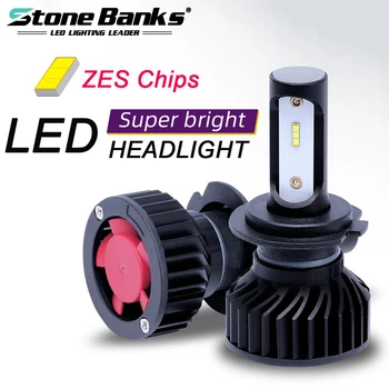 

Stone Banks H7 H11 H8 H9 H16 9005 HB3 9006 HB4 LED Car Headlight 100W 6000K Super Bright ZES Light Bulbs For Auto Fog Lamps 12V