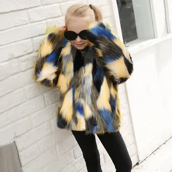 

Children Coat Girl Winter Warm Clothes Baby Coat Kids Baby Girls Autumn Winter Faux Fur Coat Jacket Thick Outwear Clothes