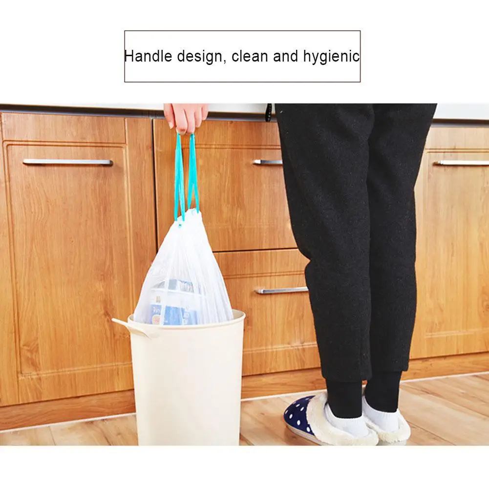 Кухонная креативная пластиковая сумка утолщенная PE Автоматическая закрывающаяся сумка для мусора для дома и офиса, сумка для хранения мусора