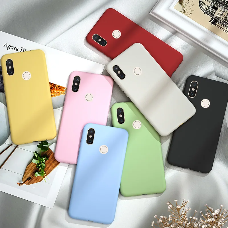 Чехол Candy Для Xiaomi Mi A3 Redmi 6A 7A 8A 6 7 8 Pro Note 8T мягкий силиконовый чехол из ТПУ|Бамперы| |