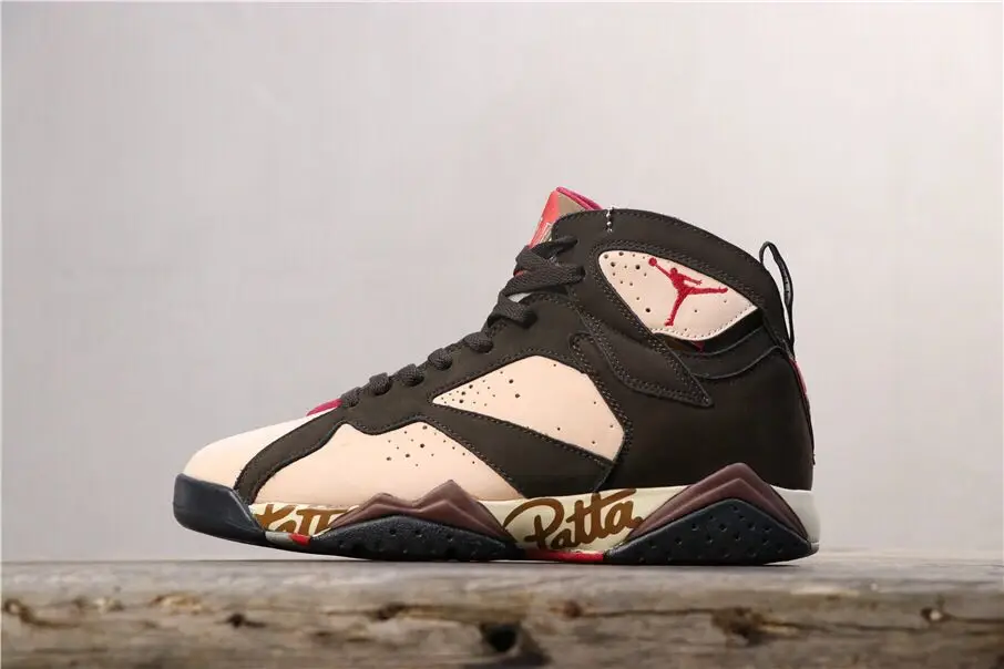 Air Retro Jordan 7 VII X Patta Shimmer bordeaux баскетбольные кроссовки размер 40-45
