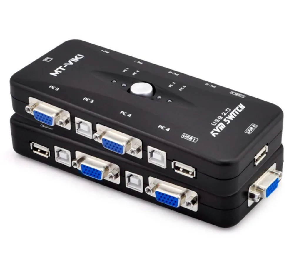 

One to four USB port KVM switch KVM switch four in one out
