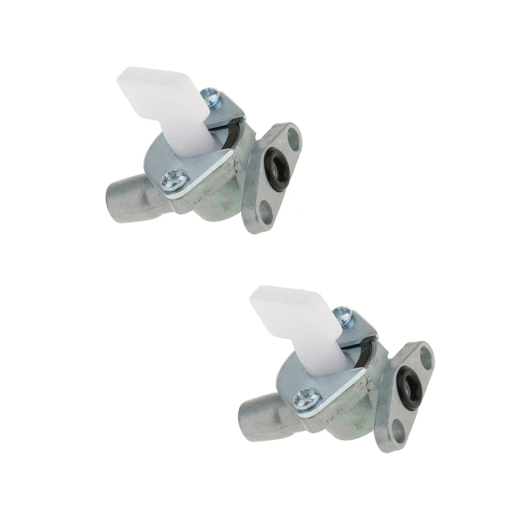 2 PIECES UNIVERSAL 49CC MINI POCKET BIKE ATV FUEL PETCOCK SWITCH SHUT OFF VALVE