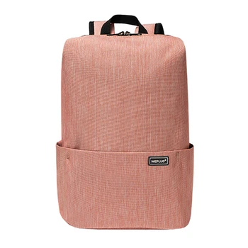 

WEPLUS Casual Girl Backpacks for School Bags with Zipper Male Chest Bag Pack Women Daypack for Travel Sport