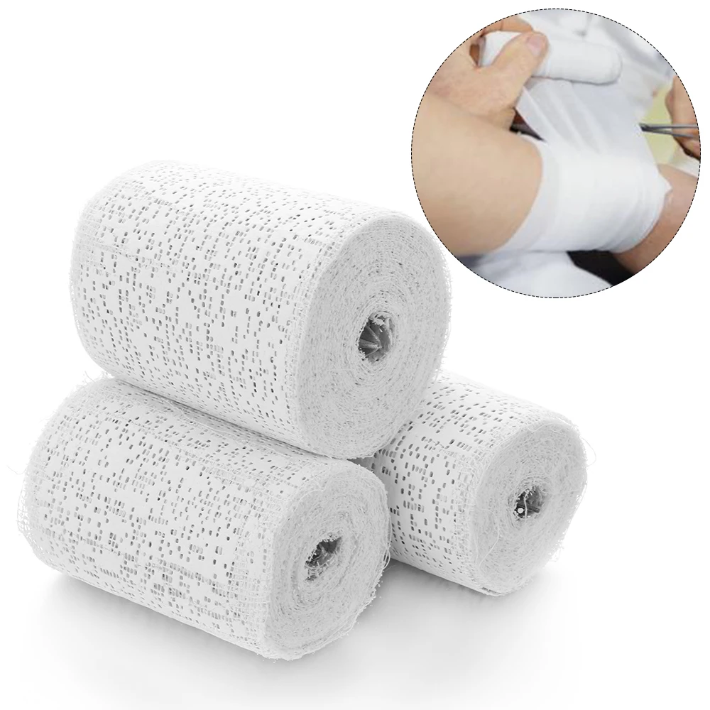 Medical Consumables Waterproof Elastic Pop Gypsum Plaster Gauze Bandage -  China Medical Plaster Gauze Bandages, Plasters Bandage