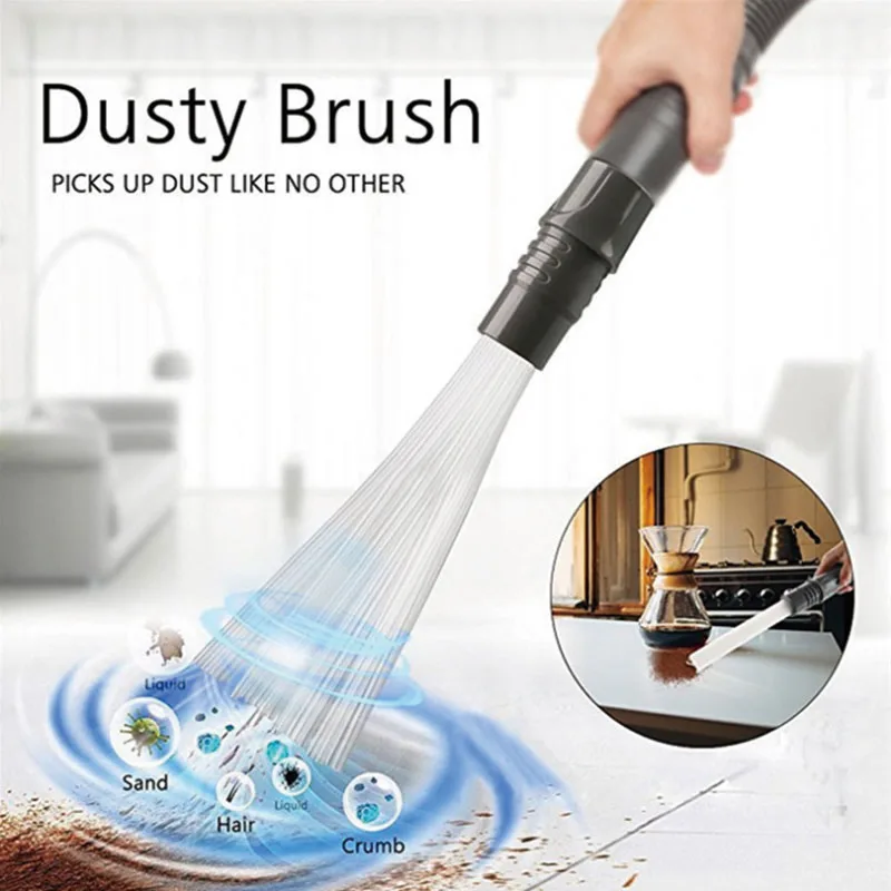 Portable Vacuum Cleaner Household Straw Tubes Dusty Brush Dust Remover Multi-functional Attachment Dirt Clean Tool | Дом и сад