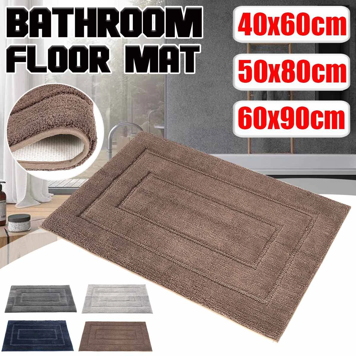 Kan worden berekend begin Bank Home Decoratieve Voordeur Mat Entree Deurmat 40 90Cm Polyester Zwart Bruin  Tpr Rubberen Anti Slip Vloermat tapijt Welkom Matten|Mat| - AliExpress