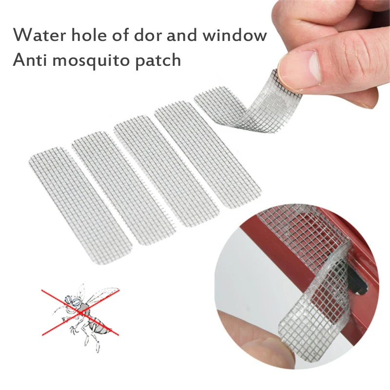 Anti-Insect Fly Door Window Anti Mosquito Screen Net Mesh Repair Tape Patch White