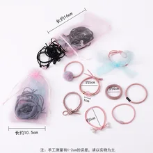 Для завязывания волос, повязка для волос, Южная Корея, онлайн, браслет для знаменитостей, повязка на голову двойного назначения, милый головной убор для маленьких девочек, H