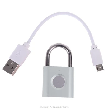 

Smart Biometric Fingerprint Padlock Keyless Drawer Lock Fingerprint Unlock File Cabinet Anti-theft Lock Au 17 20 Dropship