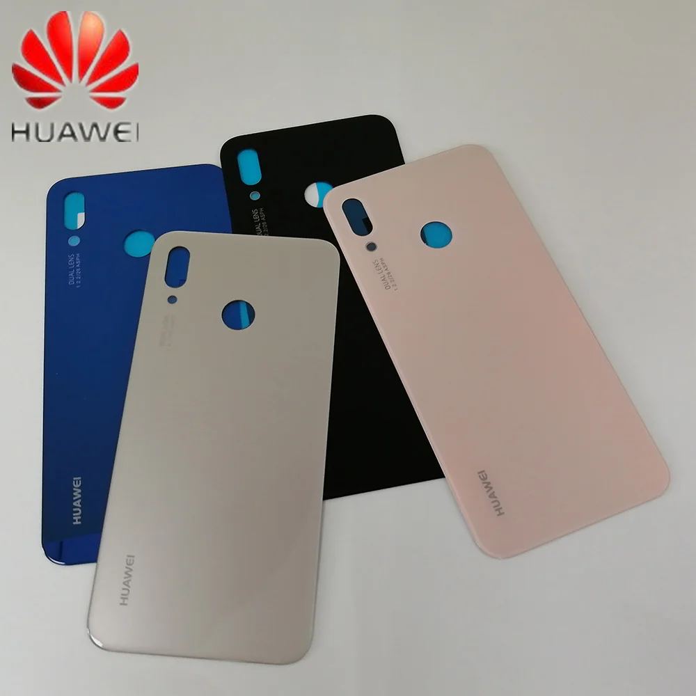 Крышка батарейного отсека Huawei Nova 3e стеклянная задняя крышка для P20 Lite заднее