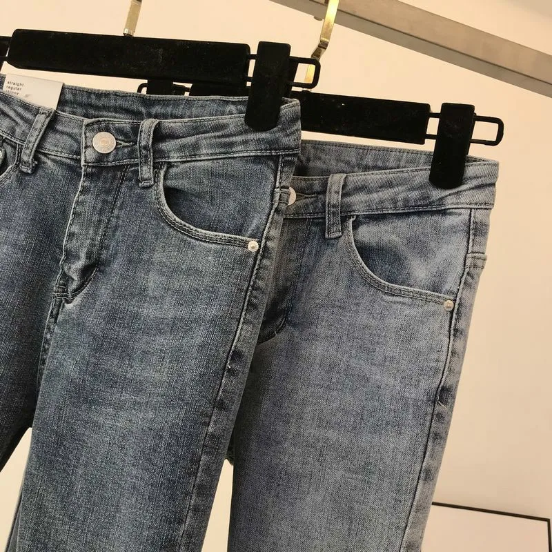 High Waist Female Flare Boyfriend Jeans For Women Plus Size Streetwear Stretch Denim Pant Fat Mom Jeans Skinny Jeans Woman