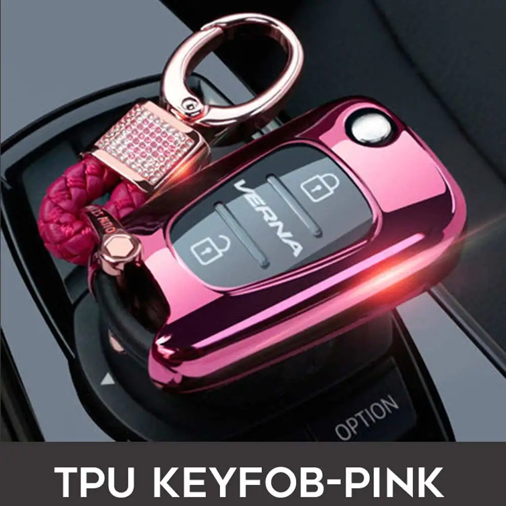 Чехол для автомобильного ключа из ТПУ, складной чехол для hyundai i20 i30 i35 iX20 iX35 Solaris Verna elantra, брелок для ключей, брелок для автомобиля Syyling - Название цвета: Option 3