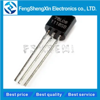 

50pcs/lot New 78L06 TO-92 7806 WS78L06 6V Three-terminal voltage regulator