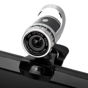 

Computer Cameras with USB 2.0 Noise-cancelling USB Web Cam Camera for Online Video Calling, Recording Skype Facetime Youtube