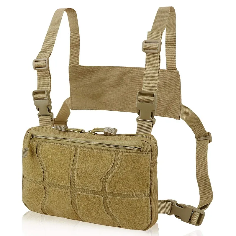 Details about   Tactical Chest Rig Shoulder Bag Chest Recon Bag  Waist Packs Outdoor Tools Pouch 