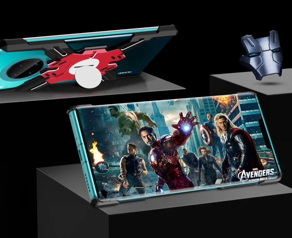 Герой Marvel элементы Алюминиевый металлический бампер чехол для huawei mate 30/Pro тонкий жесткий противоударный защитный бампер для телефона для huawei mate 30