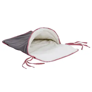 

1PC Gray Soft Windproof Cold-proof Cat Sleeping Bag Pet Beds Cat Playing Tunnel Cat Rustling Sack