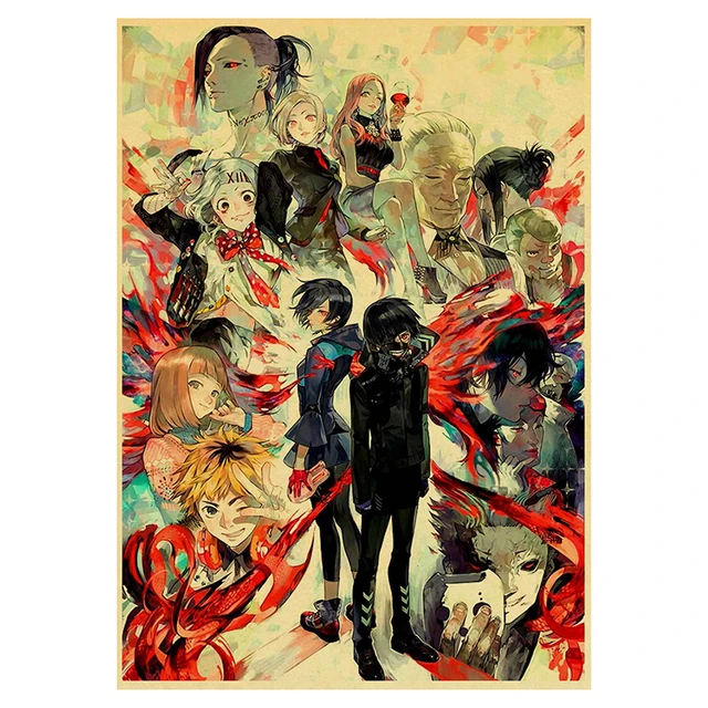 The latest fashion anime Tokyo Ghoul Anime Posters Kraft Paper Prints Image  Art Painting Home Decoration Wall Decor Painting - AliExpress Home & Garden